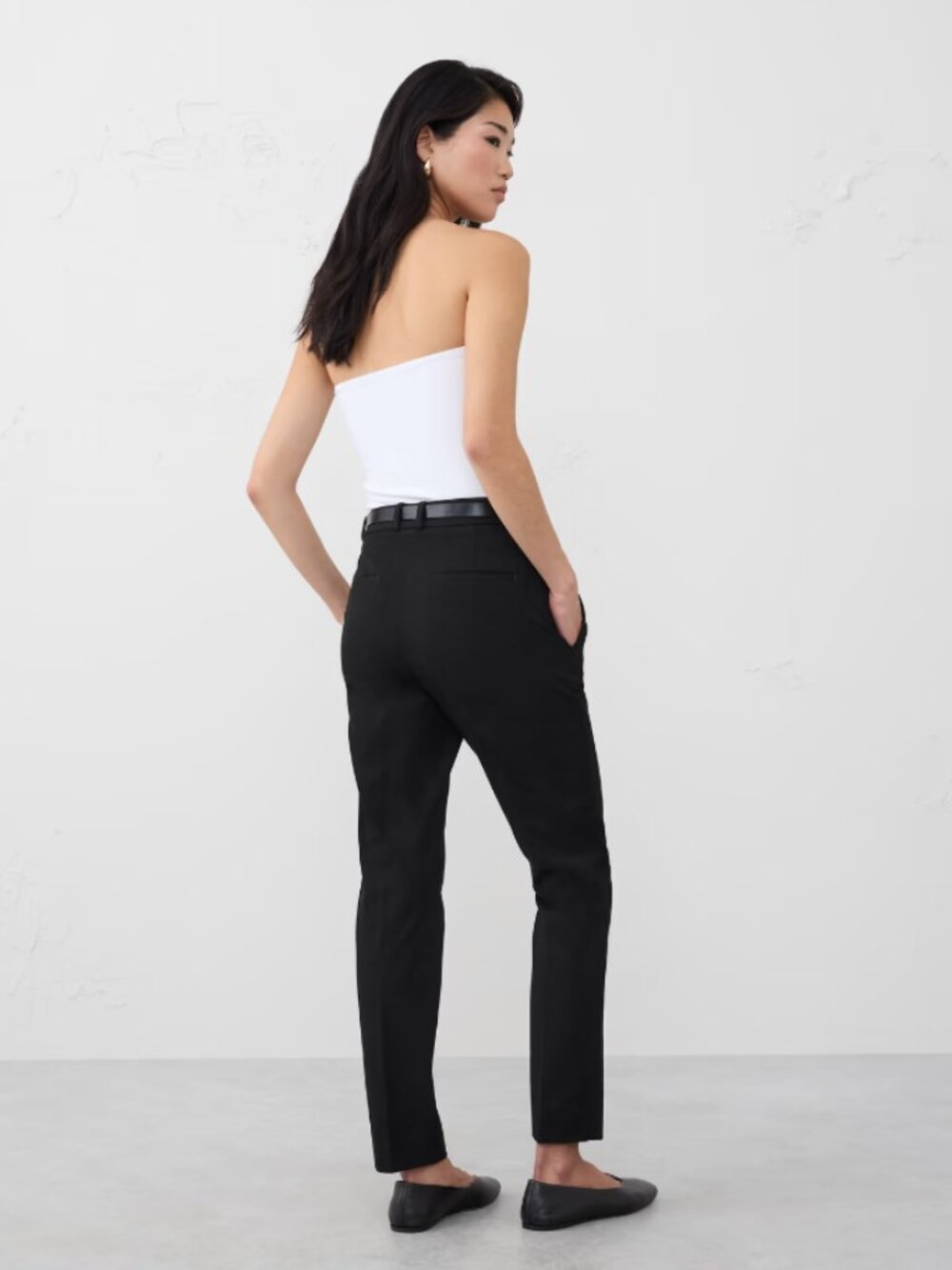 NWT Banana Republic Sloan High Rise Slim Ankle Pants Navy Blue Women's 14